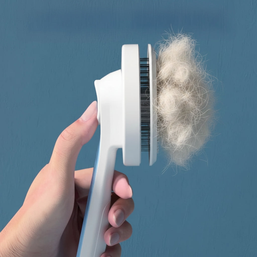 Peigne de Toilettage pour Animaux  Auto-Nettoyant
