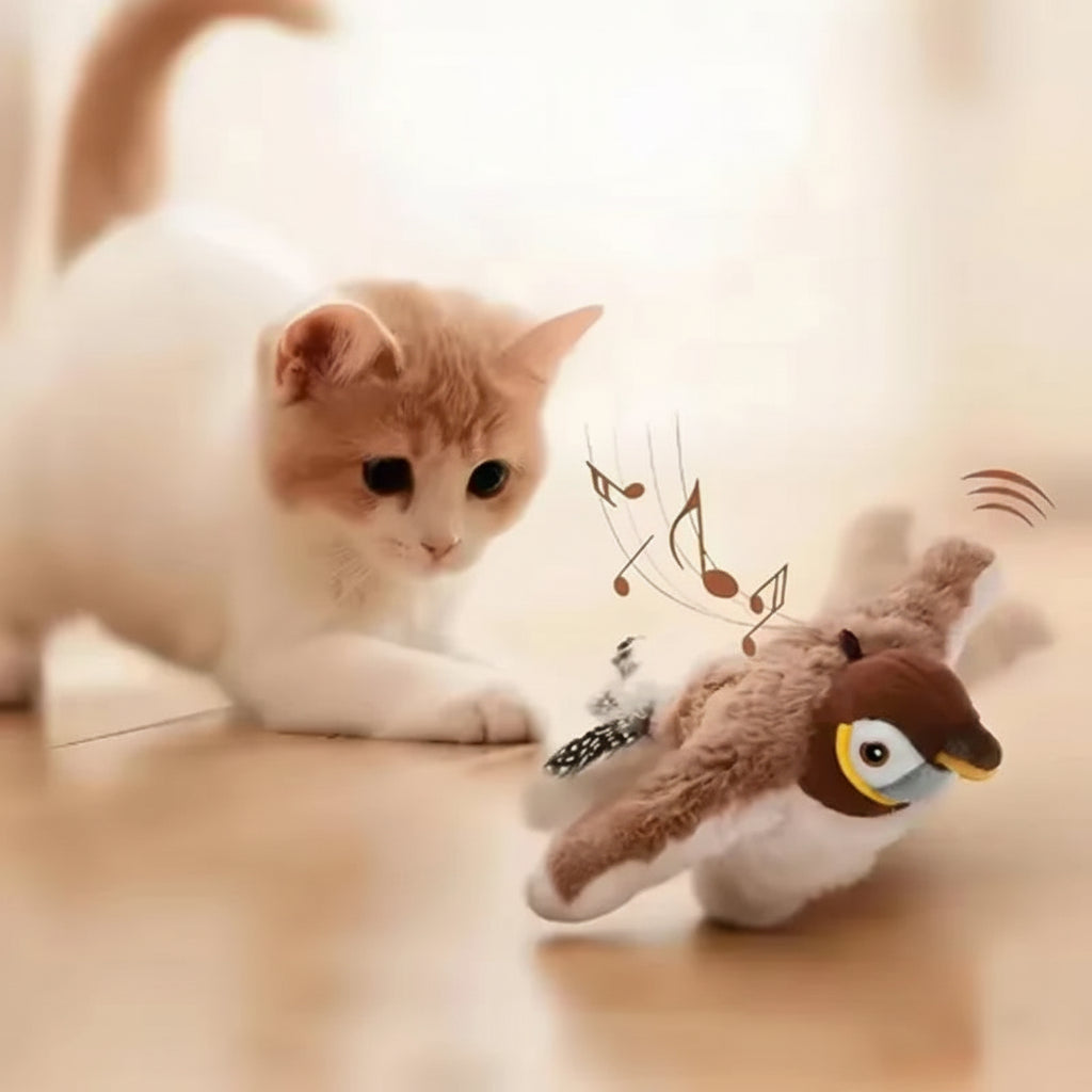 Pluméo™ Oiseau Interactif Rechargeable pour Cha