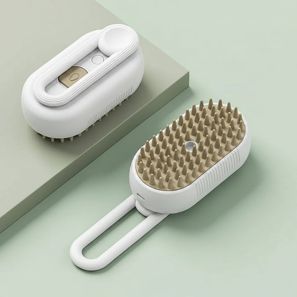 Brosse électrique vapeur pour chiens et chats 3 en 1